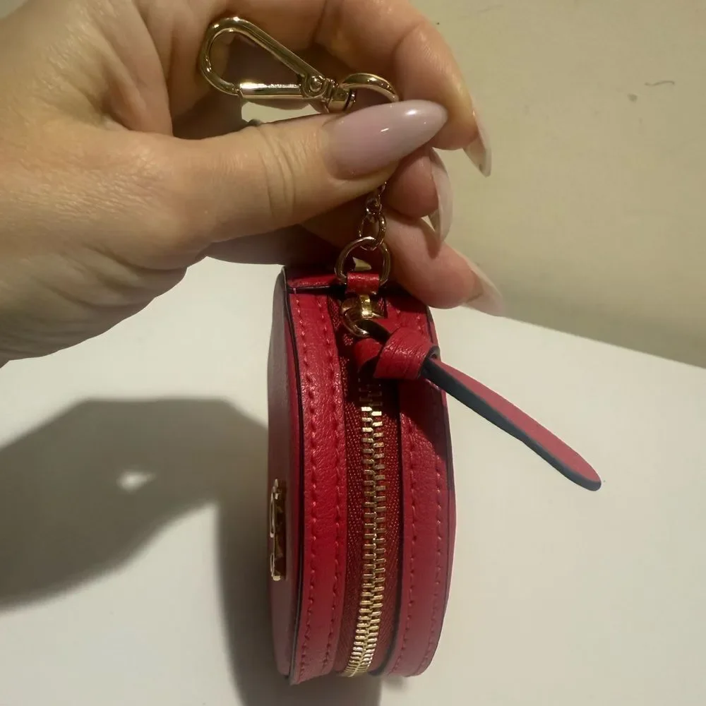Jimmy Choo Round Keychain and Coin Purse